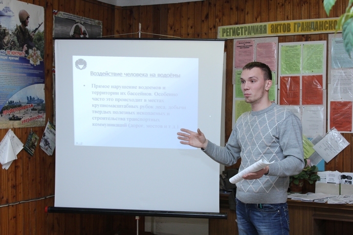 Nikolai Shuktomov is presenting the monitoring system