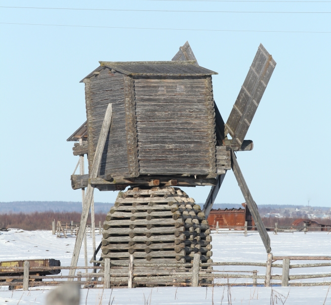 One of the restored mills